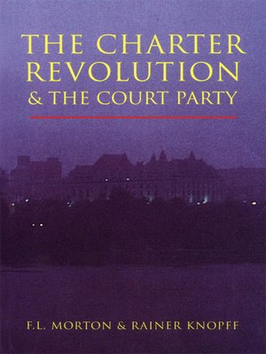 cover image of The Charter Revolution and the Court Party
